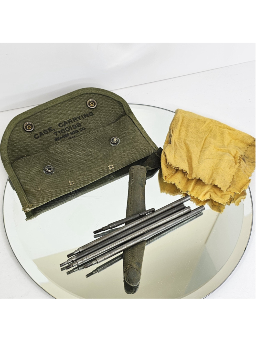 Military Rifle Cleaning Kit In 1944 Grenade Launcher Sighting Tool Pouch Read